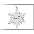 White Finish Snowflake Ornament